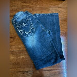 Flare jeans
Size- 7 short
